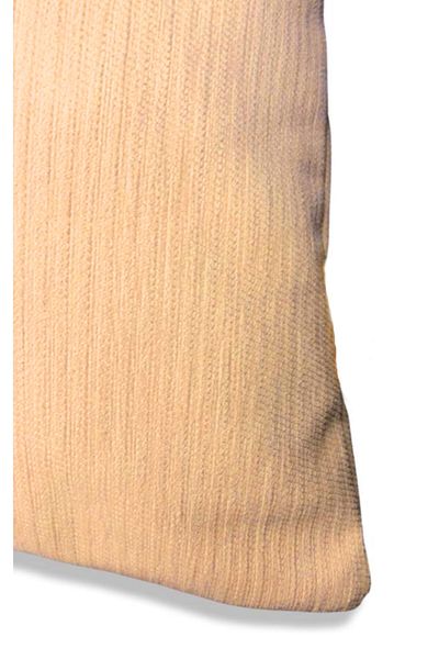 Alacastore Ευκαιρία Προϊόν Μονόχρωμο Milk Coffee Chenille Μαξιλαροθήκη 43x43
