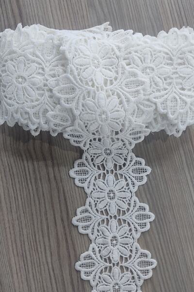 DUAYEN Güpür Dantel Zühre Desen Ara Model 1 Metre