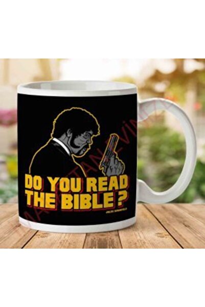 ART HEDİYE كوب The Shepherd Jules Winnfield Pulp Fiction مطبوع على الجانبين