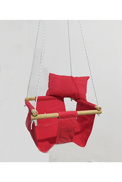 miniks Ahşap Bebek Salıncak - Çocuk Beşik Hamak Salıncağı