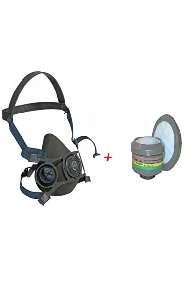 Starline V-800 Yarım Yüz Gaz Maskesi + V-7800 Abek1 P2r Filtresi