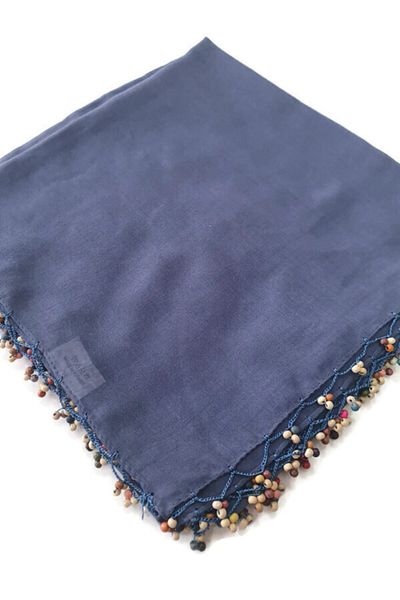 BENLİ Γυναικείο φουλάρι Navy Blue
