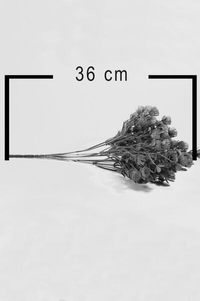 Lilac Home Yapay Çiçek Mor - Yeşil Yayla Çiçeği Demeti