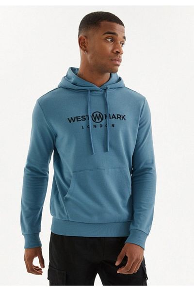 WESTMARK LONDON Φούτερ από οργανικό βαμβάκι με λεπτομέρεια τσέπης με στάμπα