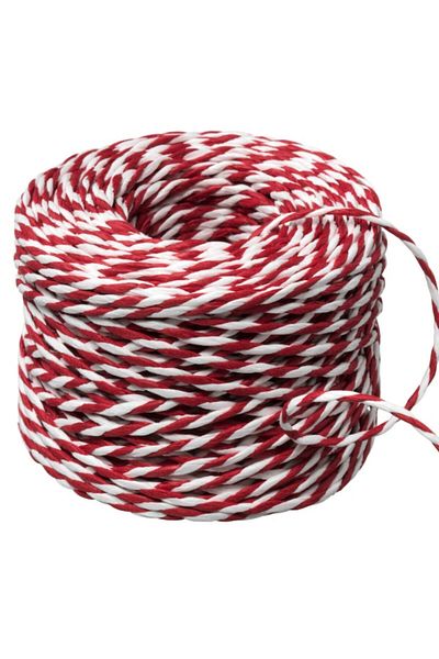 IKEA Vinter Red White 40 Meters Package Lanyard Gift Packaging Package Lanyard Ribbon Raffia