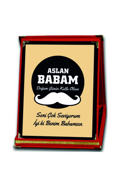 Reklambaskımerkezi Orta Boy Babalara Özel Doğum Günü Plaketi