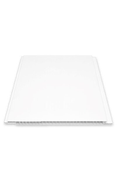 SerProfil Düz Beyaz Plastik Pvc Duvar - Tavan Lambiri / 50 Adet 20 Cm X 1 Met...