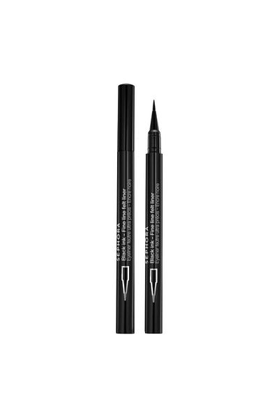 SEPHORA Black İnk Fine Line Waterproof Eyeliner - Encre Noire (0.5 Ml)
