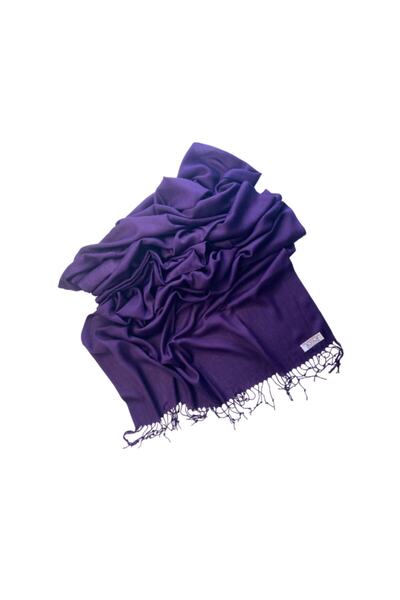 Naz Ipek Σάλι Πασμίνα από βισκόζη σε μωβ απόχρωση Naz