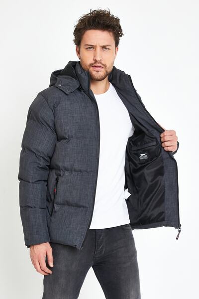 Slazenger Ανδρικό τζάκετ & παλτό Zeiss σε γκρι