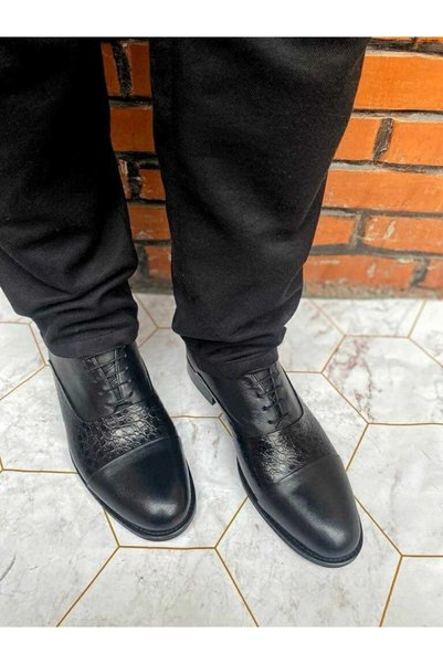UZR Groom's Shoes Genuine Leather Lace-Up Plus Size