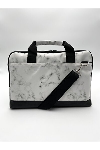 Differ Studio 17'' Inch Marble Patterned White Laptop/Macbook/notebook/computer/briefcase
