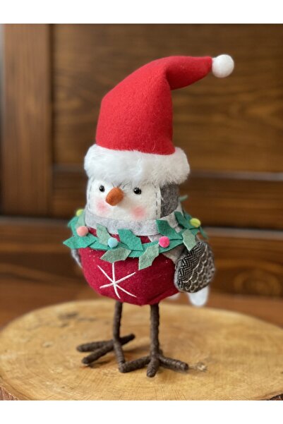 Cold Easy New Year's Themed Bird, Decorative Product, 29 cm, Volume Quality P...