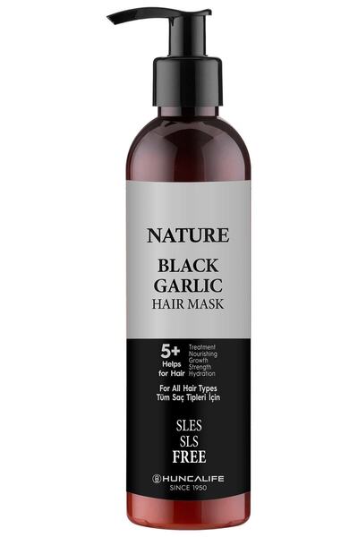 Huncalife Nature Siyah Sarımsaklı Saç Maskesi 250 ml - 8690973721204