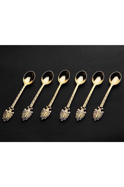 WuuQ Gold Teaspoon for 6 People