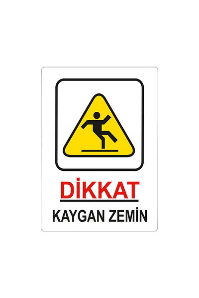 Tekin Ozalit تحذير أرضية زلقة 25×35