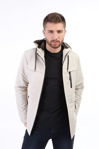 Fk class Zodiac Hooded Waterproof Raincoat Beige