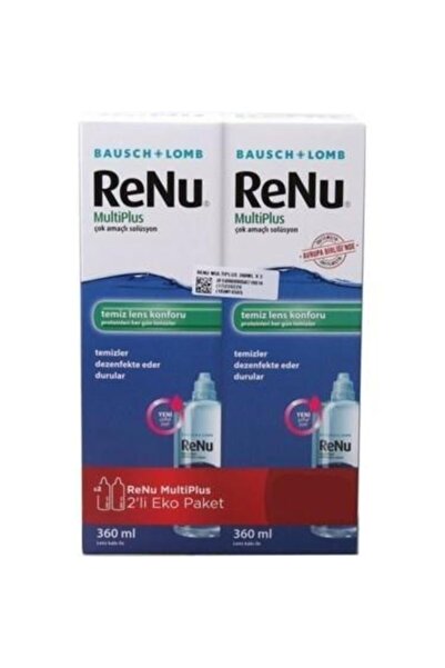 Renu Multi Plus Lens Solüsyonu 2 X 360 Ml