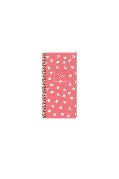 KESKİN COLOR Седмичен спирален джобен дневник Little Daisy 8 X 16 см 2022 година