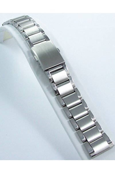 Ezgi Elektronik Çelik Saat Kordonu Yandan Kilitli Spor Metal Saat Kordonu 22m...