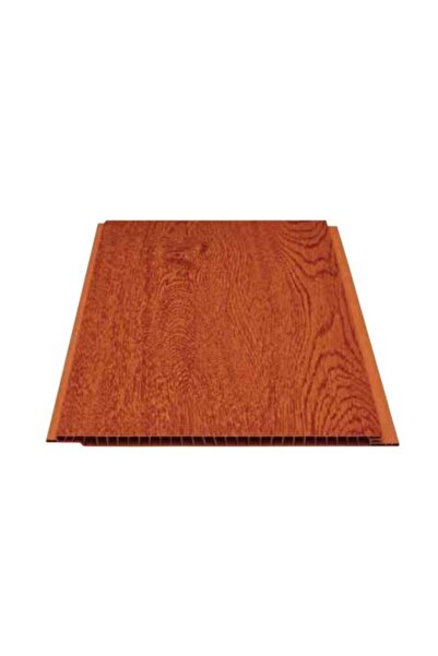 SerProfil Düz Koyu Meşe Plastik Pvc Duvar Tavan Lambiri / 10 Adet 20cm X 1 Me...