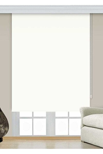 Çizgim stor zebra Çizgim Stor Polyester Perde Beyaz