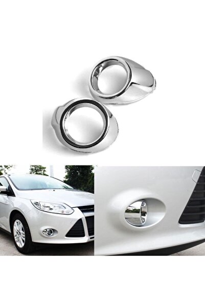 Genel Markalar Ford Focus Sis Far Çerçeve Nikelajı Sağ+sol Takım 2011-2014 Uyumlu