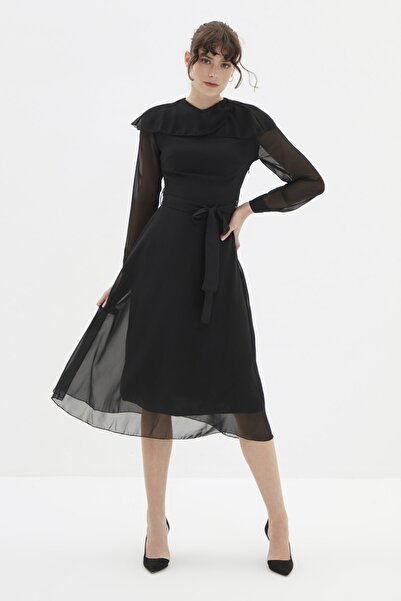 Trendyol Collection Rochie cu centura neagra TWOAW22EL1617