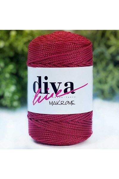 Diva İplik Σχοινί Diva Macrame 113 Cherry