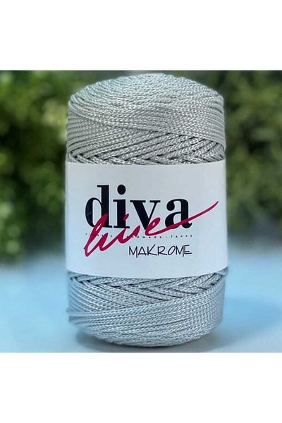 Diva İplik Σχοινί Diva Macrame 60 Ασημί