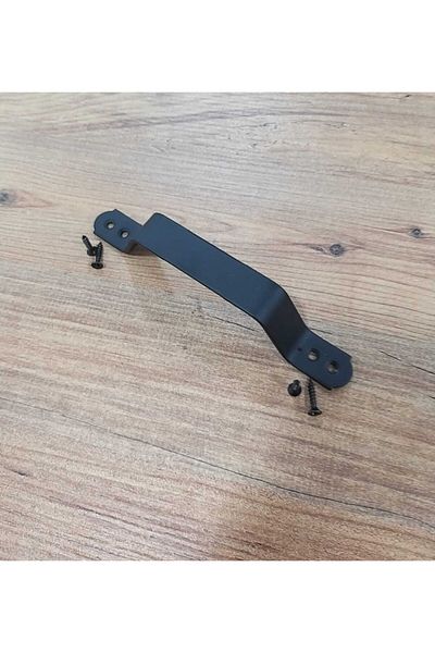ARON Beşel Iron Joinery Handle Wooden Door Door Handle Matte Black Screwed from the Top 17cm
