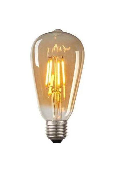 Cata Ct-4284 6w E27 Amber Rustik Led Ampul 6'lı Paket