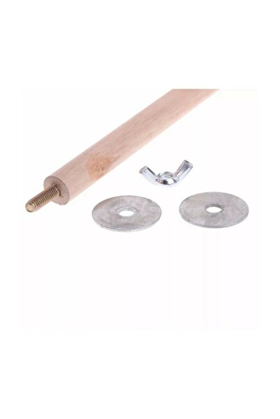 SAKAPET Natural Wooden Perch with Screws 18 Mmx40 cm Jako Sultan Cennet Forpus