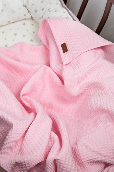 Babynest Baby Pique Pink Color New 90X90Cm