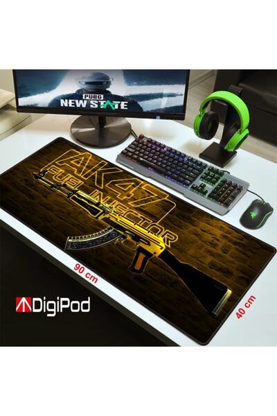 Digipod Gaming Oyuncu Mousepad 90 40 Xxl Büyük Kaymaz Taban 4 mm