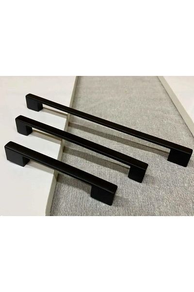 ARON 147 Kale 192 Matte Black Handle Furniture Cloakroom Drawer Cabinet Handle 192mm