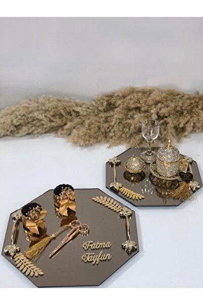 Masalsı Concept Δίσκος αρραβώνων 2 τεμαχίων, Δίσκος υπόσχεσης, Δώρο υπόσχεσης...