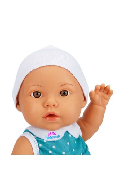 hediyecik Oyuncak Doktorculuk Zamanı Sesli Et Bebek Oyun Seti Mavi 35 cm
