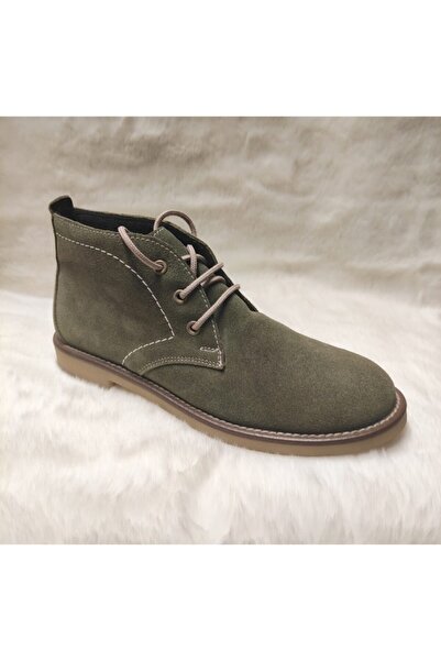 ÜçgülGrup Kadın Retro Haşbabi Bot Hakiki Deri Kauçuk Taban