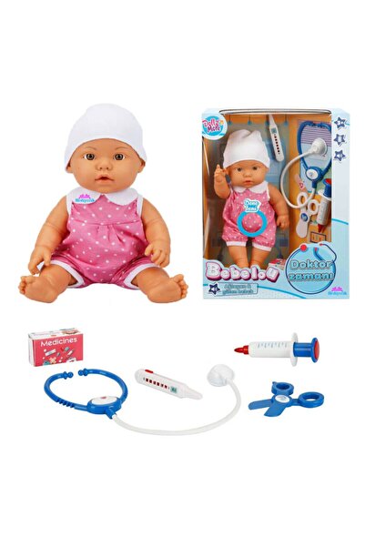Toy Doctor Time Meat with Sound Baby Play Set Blue 35cm