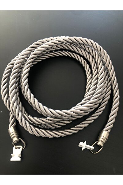 lovelyhome35 Gri Kruvaze Perde Tül Fon Toplama Aparatı,perde Toplama Kordonu ...