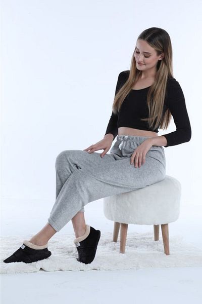 Moda Clubu Velvet Pajama Bottoms