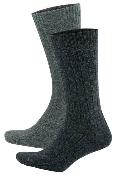 Pallmali - Alpaka Yünlü 2 Çift Unisex Çorap 3095