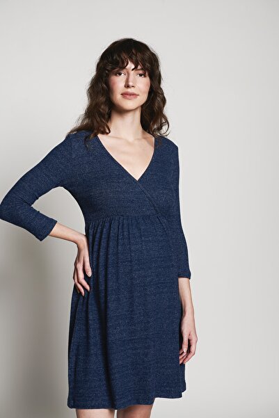 LYN MAMA Ліма Нічна сорочка для годування груддю, синя