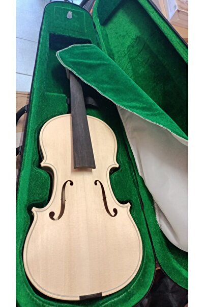 VALERIA Lutie Model Ham Cilasiz Keman Ve Kutu 4/4 Boy Ham Keman