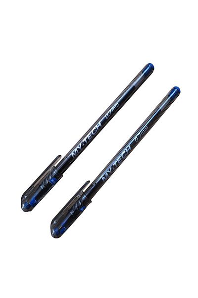Pensan 2240 My Tech Ballpoint Pen 0.7 Mm Nib Blue 2 Pieces