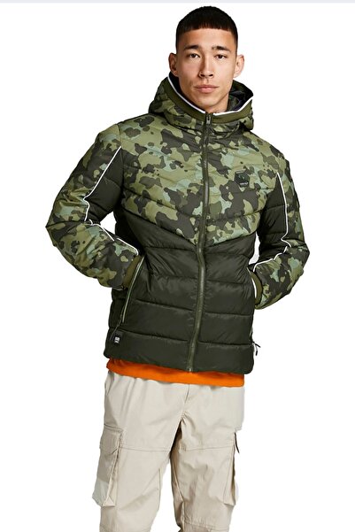 Jack & Jones Erkek Kapşonlu Mont 12193188