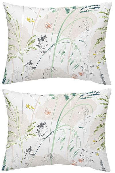 makiteks Set de 2 fete de pernă 100% bumbac 50x70