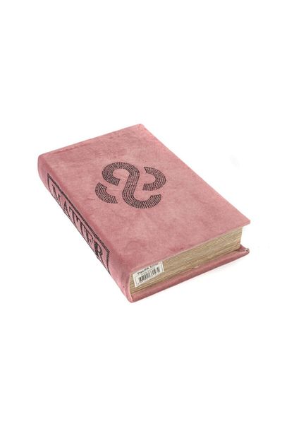 Mikasa Moor Pink Velvet Book Box 26x17x5 cm
