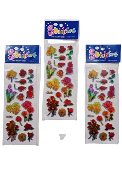 STICKER'S Autocolant colorat 3 buc.